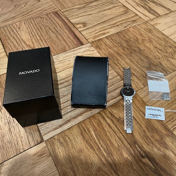 Mens Movado Faceto Watch